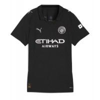 Stroje piłkarskie Manchester City Koszulka Wyjazdowej dla damskie 2025-26 Krótki Rękaw